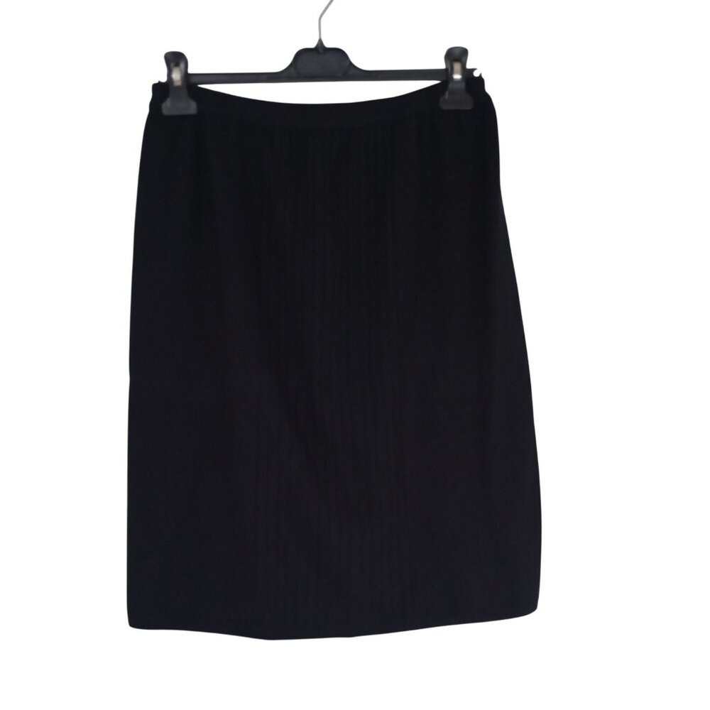 Escorpion Pencil Skirt Size 52-(L) knee-length Black Wool Womens